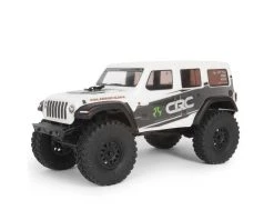 Axial SCX24 2019 Jeep Wrangler JLU CRC 1/24 4WD RTR Scale Mini Crawler (White) w/2.4GHz Radio