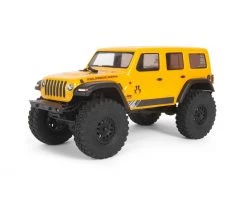 Axial SCX24 2019 Jeep Wrangler JLU CRC 1/24 4WD RTR Scale Mini Crawler (Yellow) w/2.4GHz Radio