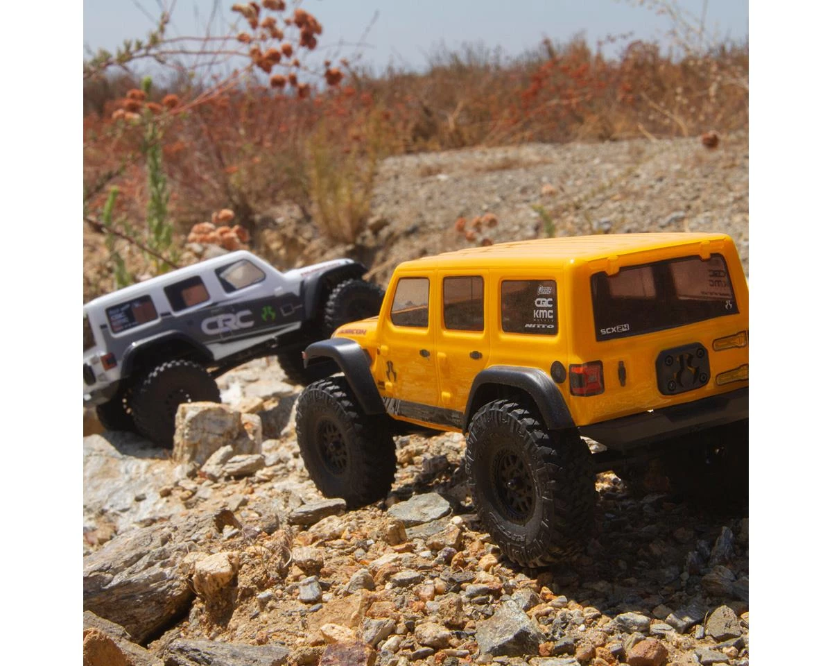 Axial SCX24 2019 Jeep Wrangler JLU CRC 1/24 4WD RTR Scale Mini Crawler (Yellow) w/2.4GHz Radio 2 Axial SCX24 2019 Jeep Wrangler JLU CRC 1/24 4WD RTR Scale Mini Crawler (Yellow) w/2.4GHz Radio - Image 2