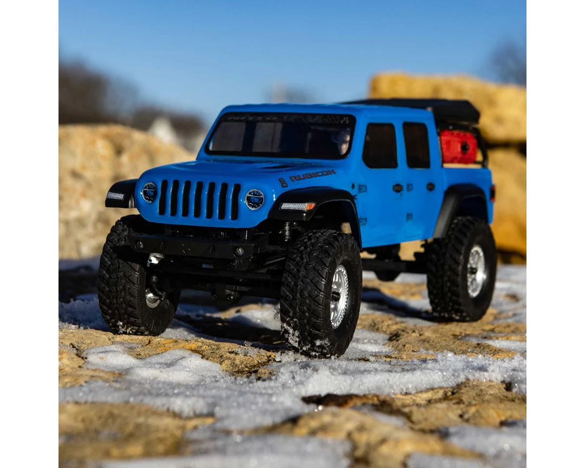 Axial SCX24 Jeep JT Gladiator 1/24 4WD RTR Scale Mini Crawler (Blue) w/2.4GHz Radio 19 Axial SCX24 Jeep JT Gladiator 1/24 4WD RTR Scale Mini Crawler (Blue) w/2.4GHz Radio - Image 19