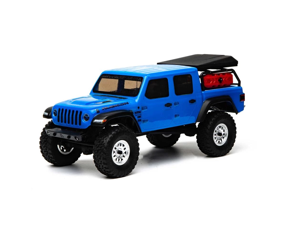 Axial SCX24 Jeep JT Gladiator 1/24 4WD RTR Scale Mini Crawler (Blue) w/2.4GHz Radio 4 Axial SCX24 Jeep JT Gladiator 1/24 4WD RTR Scale Mini Crawler (Blue) w/2.4GHz Radio - Image 4
