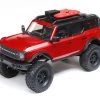 Axial SCX24 2021 Ford Bronco Hard Body 1/24 4WD RTR Scale Mini Crawler (Red) w/2.4GHz Radio