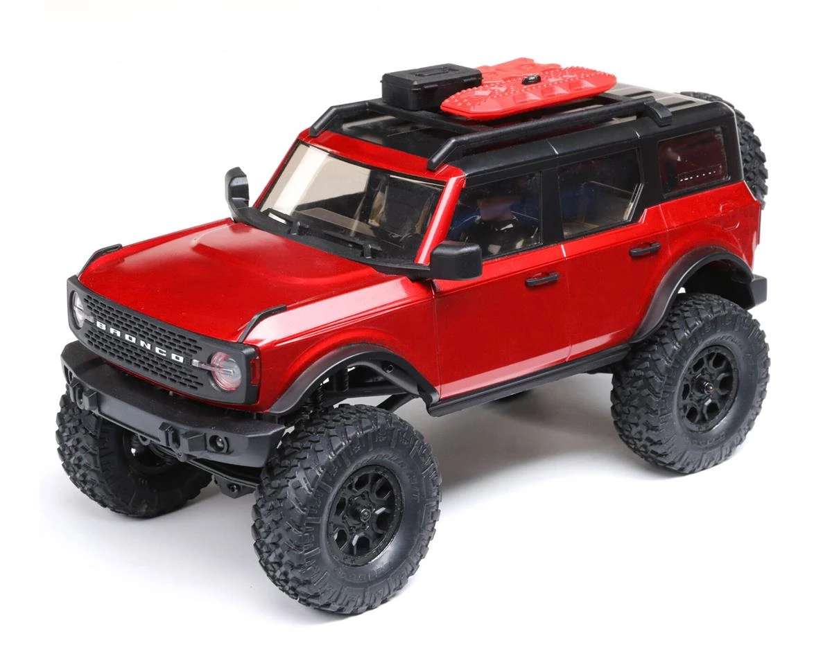 Axial SCX24 2021 Ford Bronco Hard Body 1/24 4WD RTR Scale Mini Crawler (Red) w/2.4GHz Radio 1 Axial SCX24 2021 Ford Bronco Hard Body 1/24 4WD RTR Scale Mini Crawler (Red) w/2.4GHz Radio