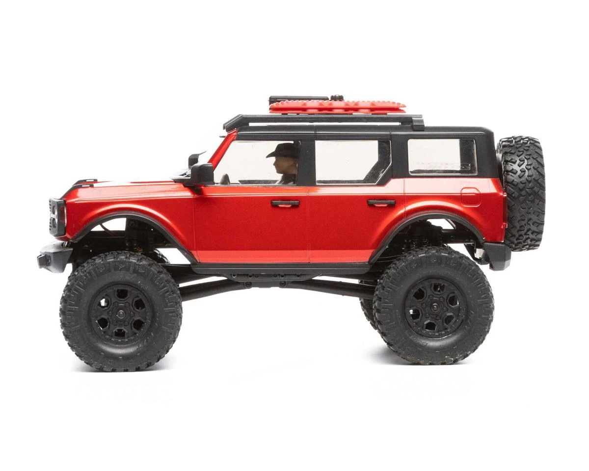 Axial SCX24 2021 Ford Bronco Hard Body 1/24 4WD RTR Scale Mini Crawler (Red) w/2.4GHz Radio 2 Axial SCX24 2021 Ford Bronco Hard Body 1/24 4WD RTR Scale Mini Crawler (Red) w/2.4GHz Radio - Image 2