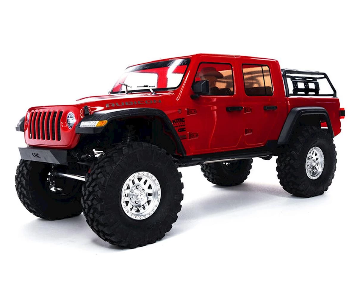 Axial SCX10 III "Jeep JT Gladiator" RTR 4WD Rock Crawler (Red) w/Portals & DX3 2.4GHz Radio 1 Axial SCX10 III "Jeep JT Gladiator" RTR 4WD Rock Crawler (Red) w/Portals & DX3 2.4GHz Radio