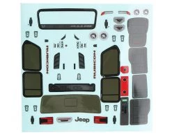 Axial SCX24 Jeep JT Gladiator Body Set (Clear) -Axial Sales Shop axi200005 3