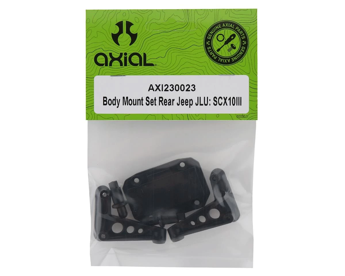 Axial SCX10 III Jeep JLU Rear Body Mount Set 2 Axial SCX10 III Jeep JLU Rear Body Mount Set - Image 2