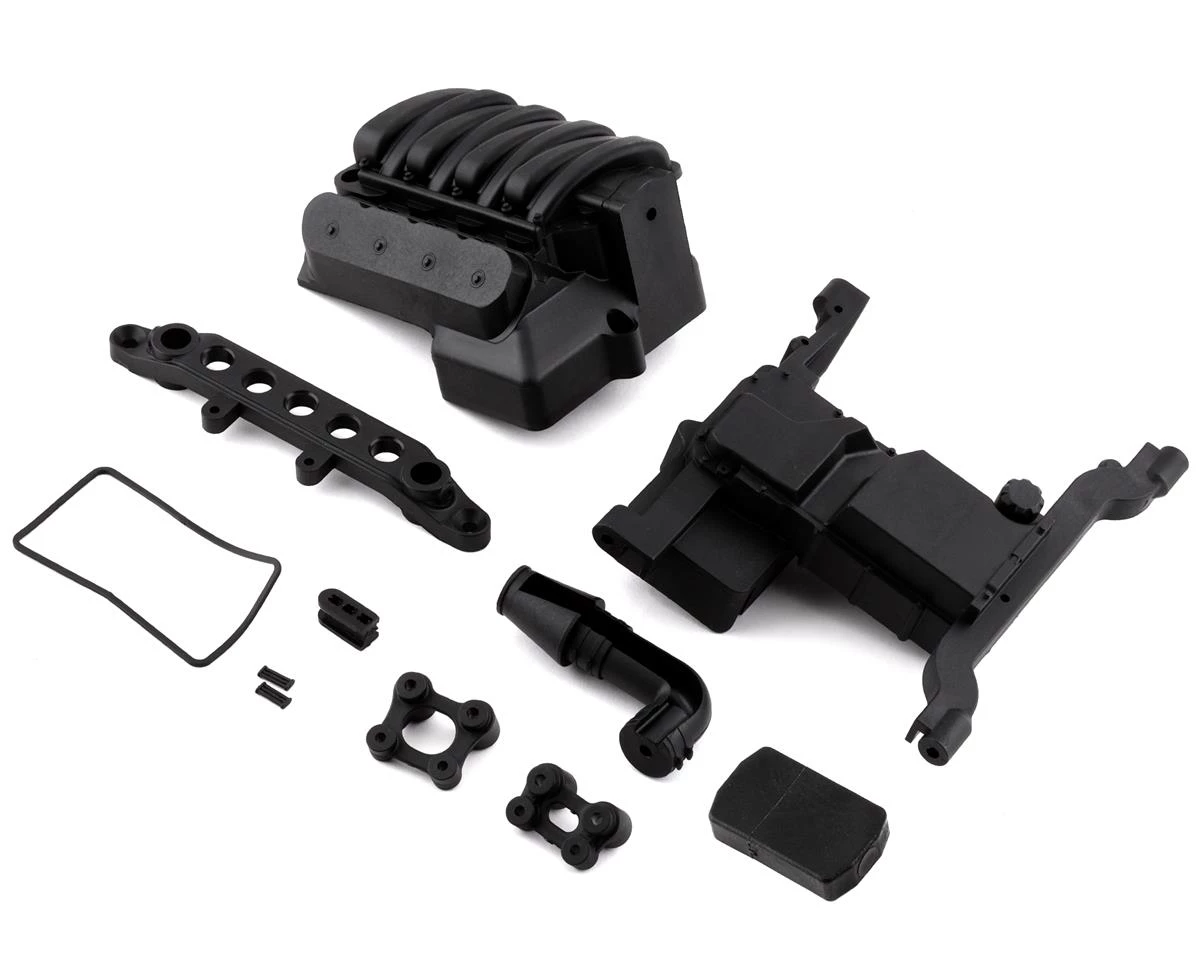 Axial SCX6 Front Servo Mount w/Engine Cover & Seals 1 Axial SCX6 Front Servo Mount w/Engine Cover & Seals
