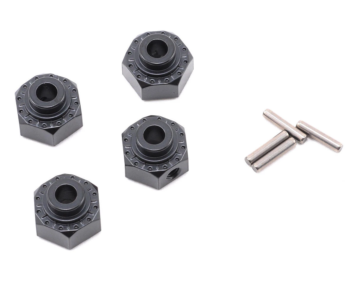 Axial 12mm Aluminum Hex Hub (Black) (4) 1 Axial 12mm Aluminum Hex Hub (Black) (4)