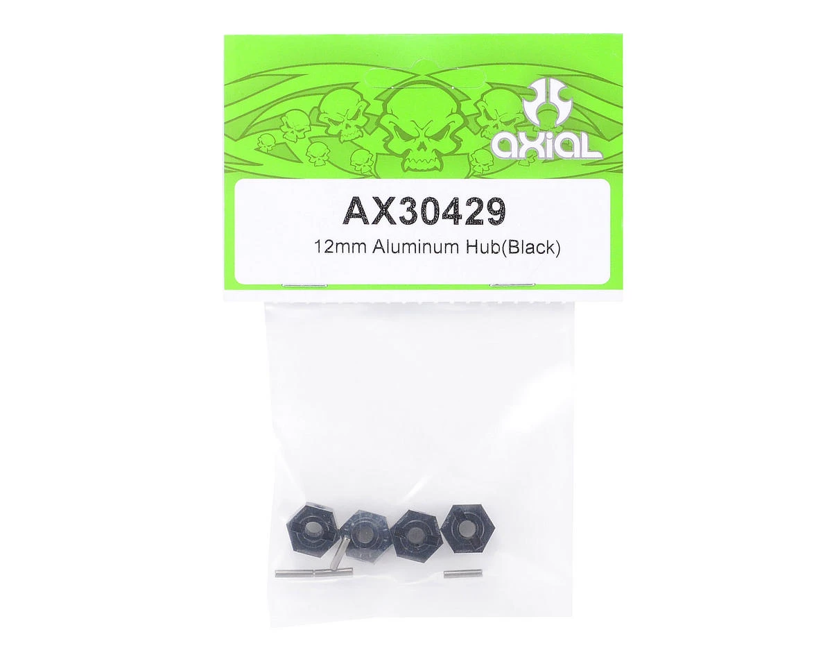 Axial 12mm Aluminum Hex Hub (Black) (4) 2 Axial 12mm Aluminum Hex Hub (Black) (4) - Image 2