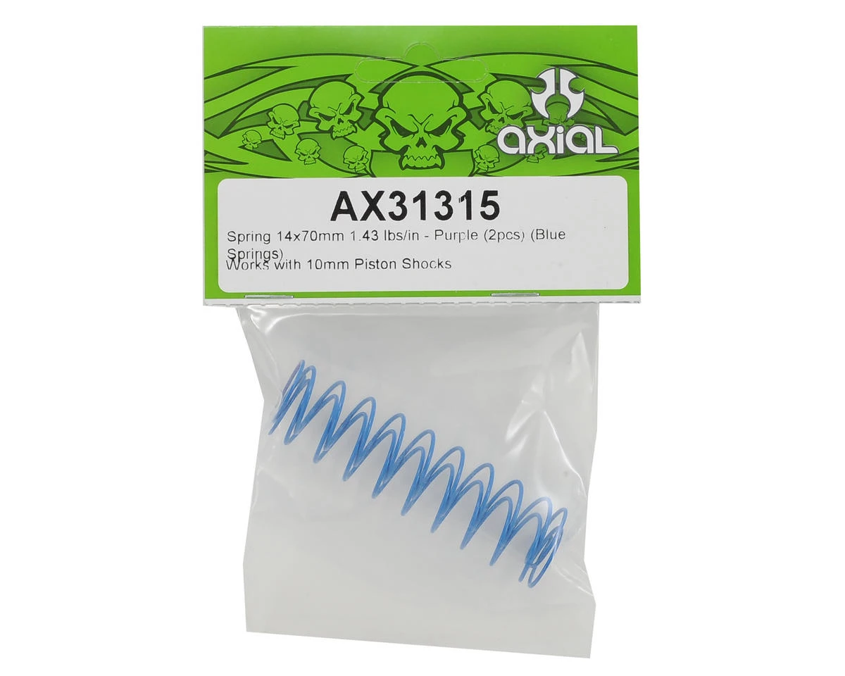 Axial Blue Shock Spring (2) (Purple - 1.43lb) 2 Axial Blue Shock Spring (2) (Purple - 1.43lb) - Image 2