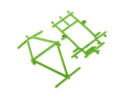 Axial Monster Truck Cage Roof and Hood, Green