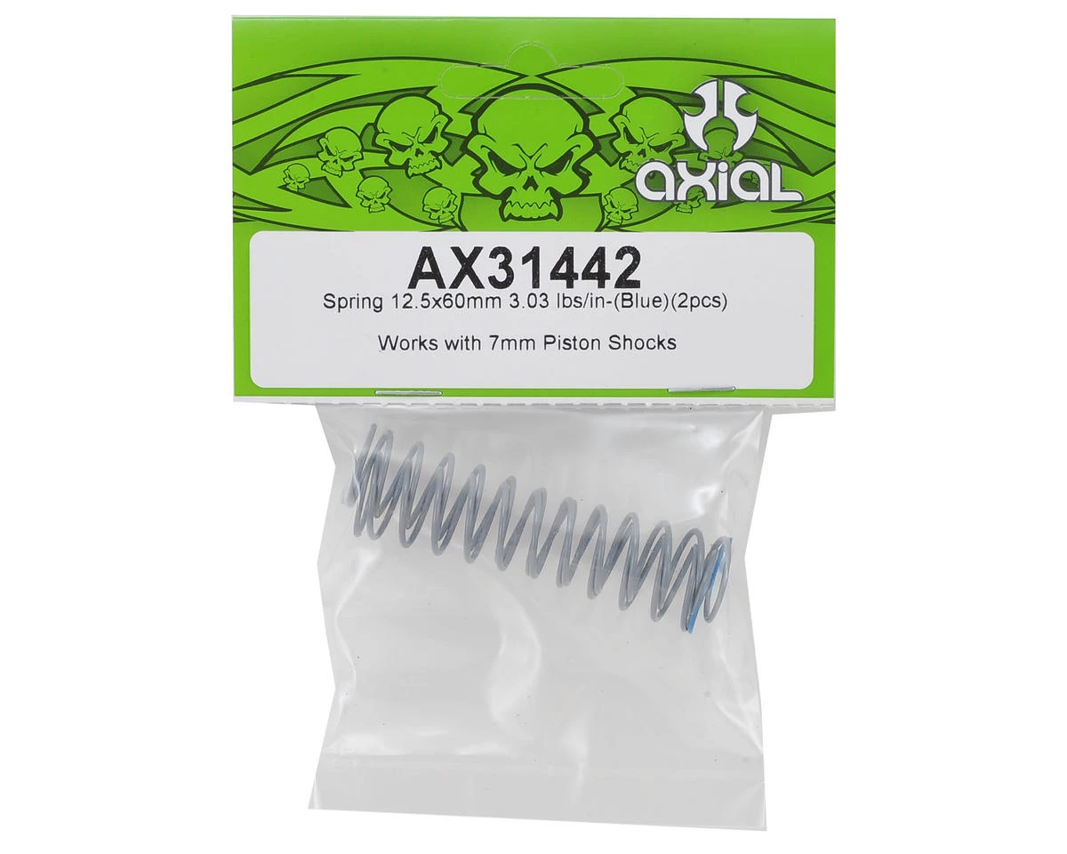 Axial 12.5x60mm Shock Spring Set (Blue - 3.03lbs/in) (2) 2 Axial 12.5x60mm Shock Spring Set (Blue - 3.03lbs/in) (2) - Image 2