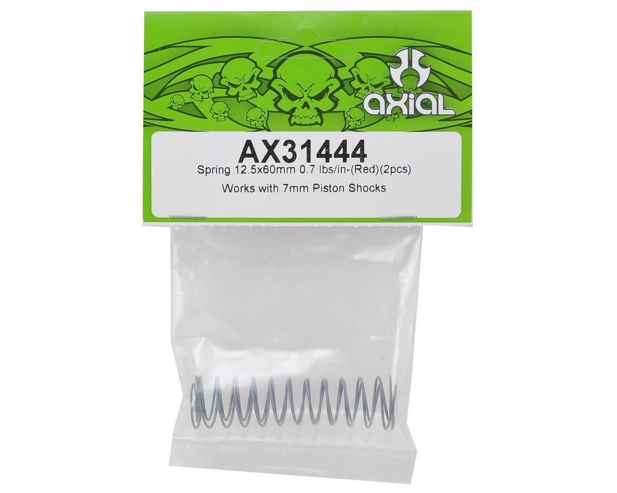 Axial 12.5x60mm Shock Spring Set (Red - 0.70lbs/in) (2) 2 Axial 12.5x60mm Shock Spring Set (Red - 0.70lbs/in) (2) - Image 2