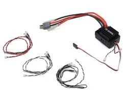 Axial AE-5L Waterproof 3S Brushed Crawler ESC w/LED Port & Lights