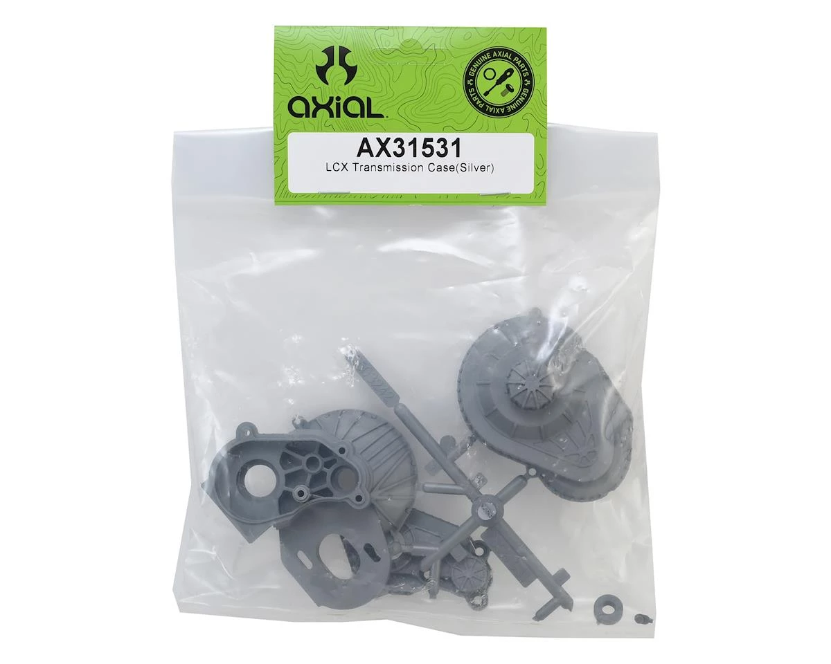 Axial LCX SCX10 II Transmission Housing Case (Silver) 2 Axial LCX SCX10 II Transmission Housing Case (Silver) - Image 2