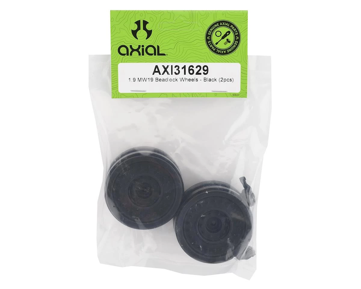 Axial MW19 1.9 Plastic Beadlock Wheels (Black) (2) 4 Axial MW19 1.9 Plastic Beadlock Wheels (Black) (2) - Image 4