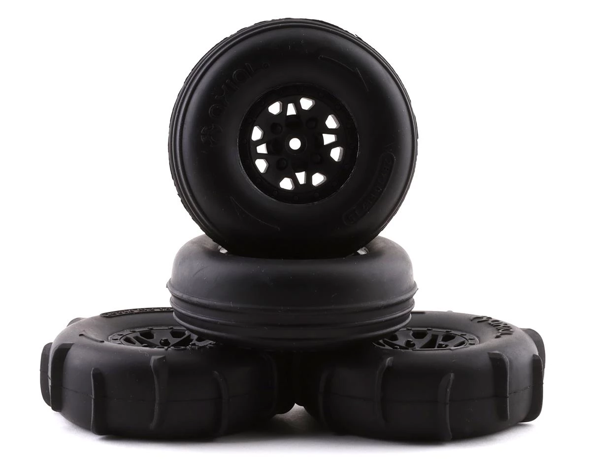 Axial ST28 Razor Pre-Mounted Front & Paddle Rear Tire Set (4) 1 Axial ST28 Razor Pre-Mounted Front & Paddle Rear Tire Set (4)