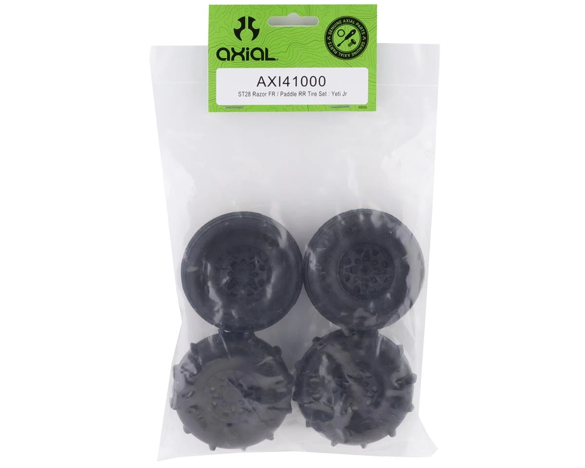 Axial ST28 Razor Pre-Mounted Front & Paddle Rear Tire Set (4) 3 Axial ST28 Razor Pre-Mounted Front & Paddle Rear Tire Set (4) - Image 3