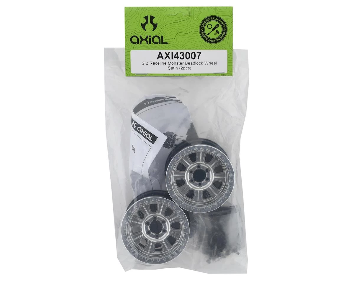 Axial Raceline Monster 2.2" Beadlock Wheel (Satin) (2) 3 Axial Raceline Monster 2.2" Beadlock Wheel (Satin) (2) - Image 3