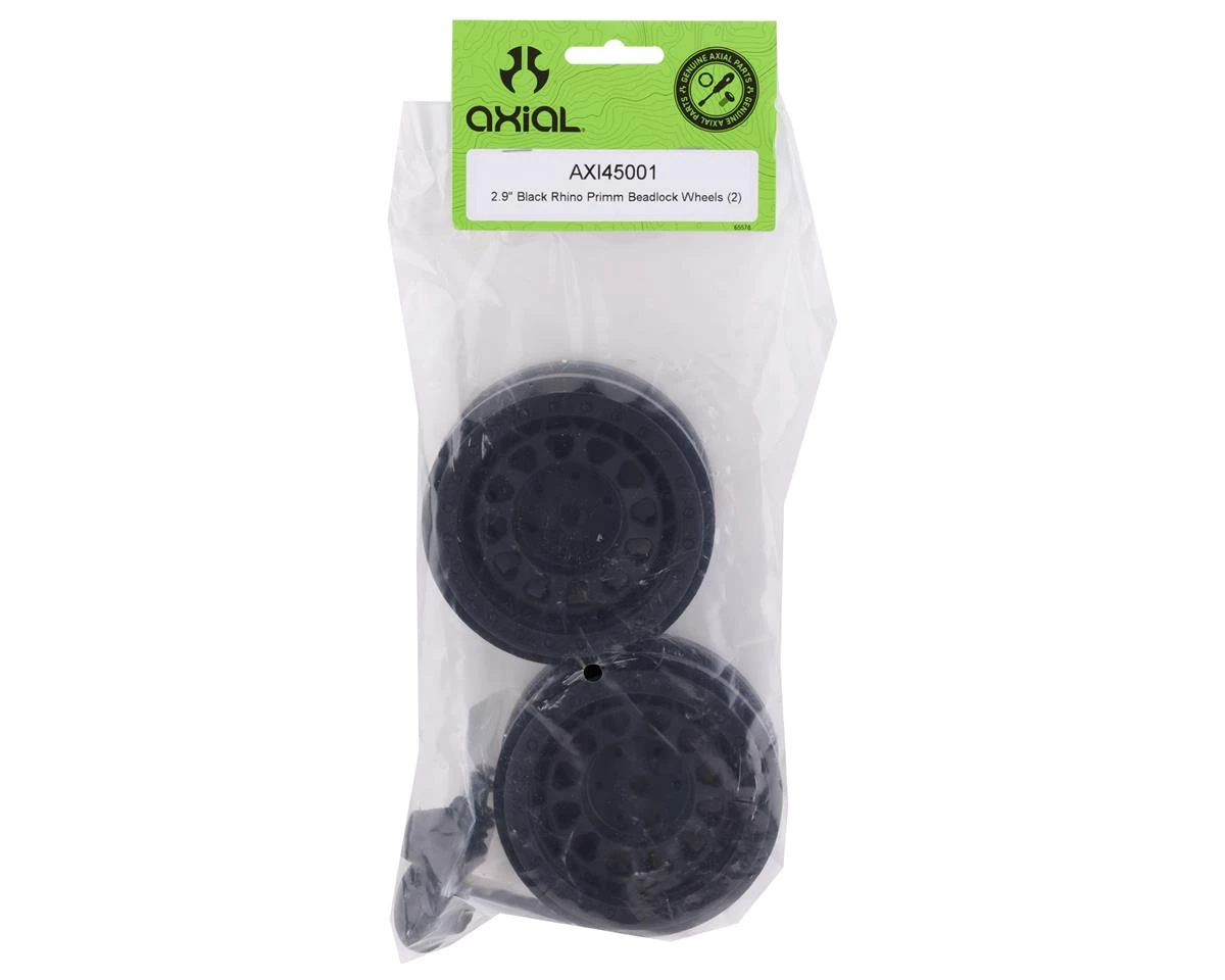 Axial SCX6 Black Rhino Primm 2.9" Beadlock Wheels (Black) (2) 4 Axial SCX6 Black Rhino Primm 2.9" Beadlock Wheels (Black) (2) - Image 4