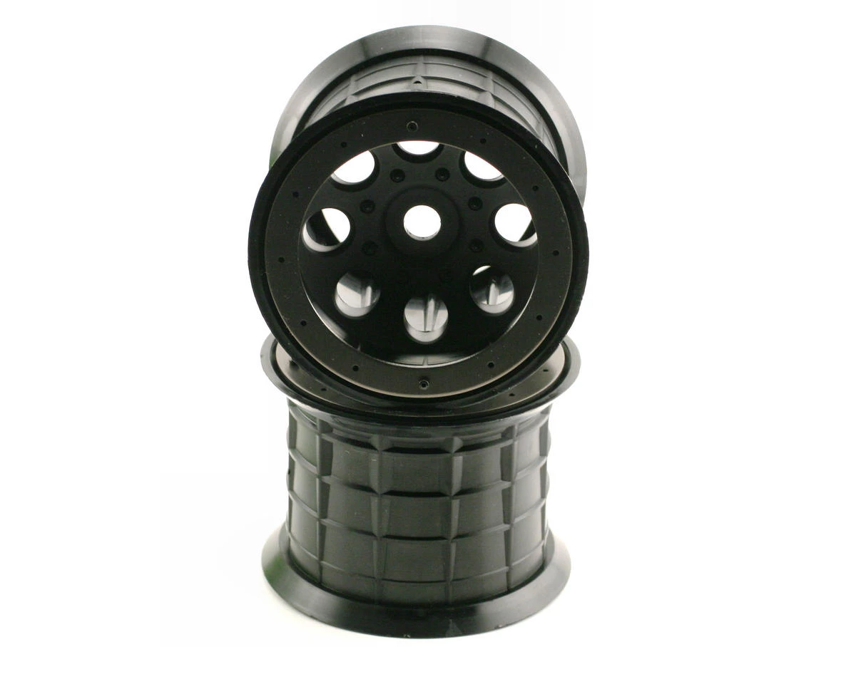 Axial 8 Hole Beadlock Monster Truck Wheel (2) (Black) 1 Axial 8 Hole Beadlock Monster Truck Wheel (2) (Black)
