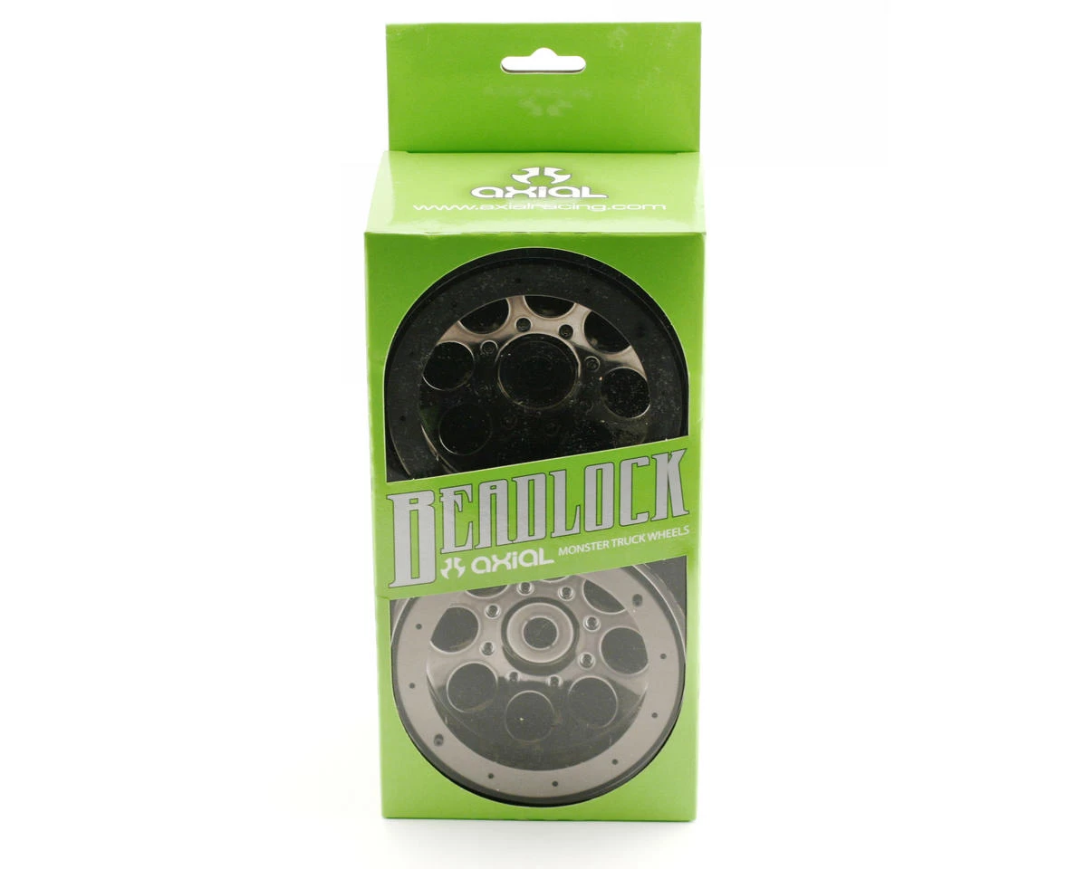 Axial 8 Hole Beadlock Monster Truck Wheel (2) (Black Chrome) 2 Axial 8 Hole Beadlock Monster Truck Wheel (2) (Black Chrome) - Image 2