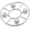 Axial Hub Cover Set (Satin Chrome) (4)