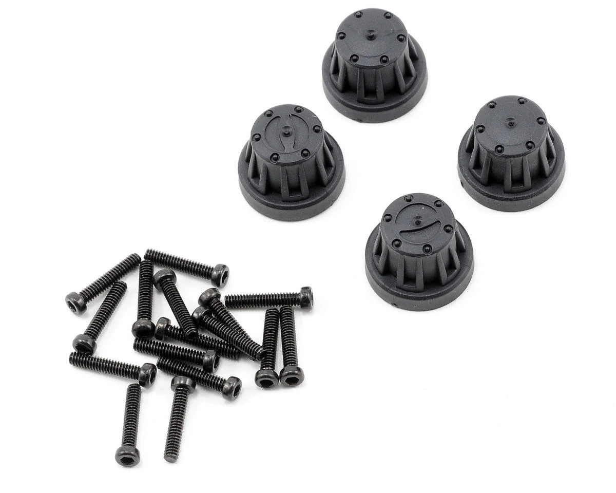 Axial 1.9 8 Hole Beadlock Wheels (Black) (2) 2 Axial 1.9 8 Hole Beadlock Wheels (Black) (2) - Image 2