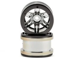 Axial Rockster 2.2 Beadlock Rock Crawler Wheels (2) (Chrome)