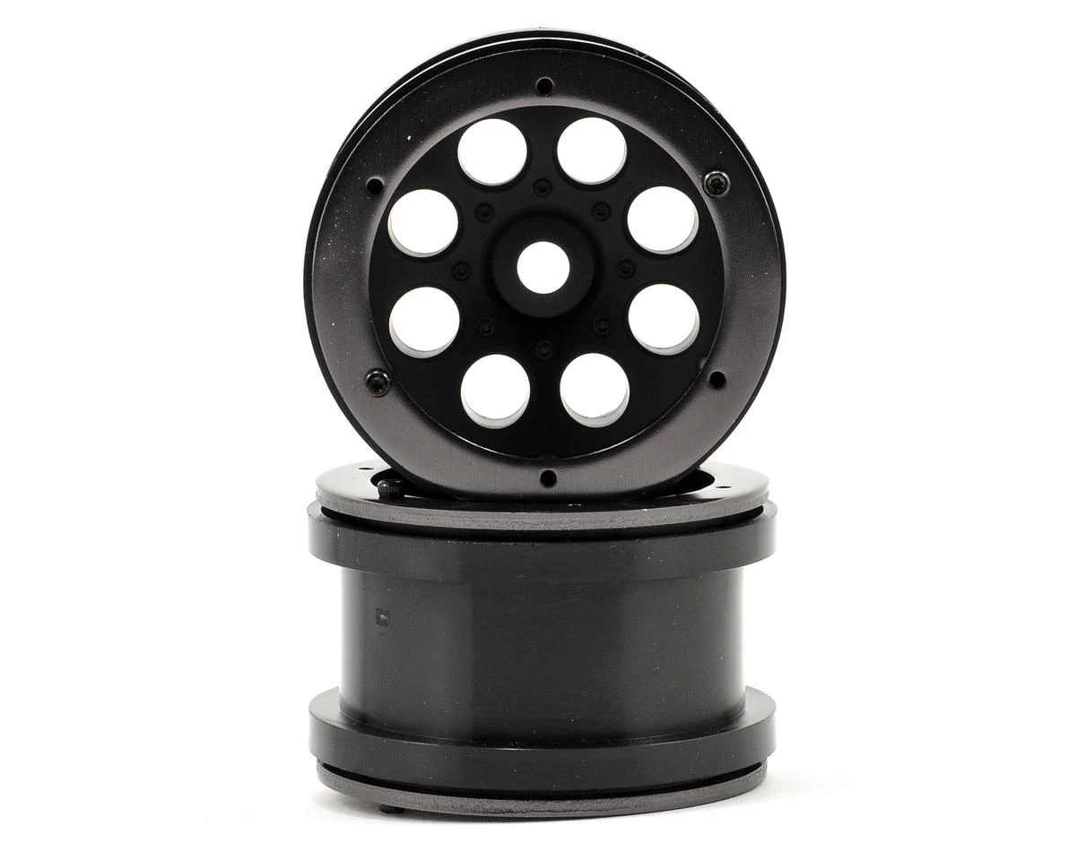 Axial 8 Hole 2.2" Beadlock Rock Crawler Wheels (2) (Black) 1 Axial 8 Hole 2.2" Beadlock Rock Crawler Wheels (2) (Black)