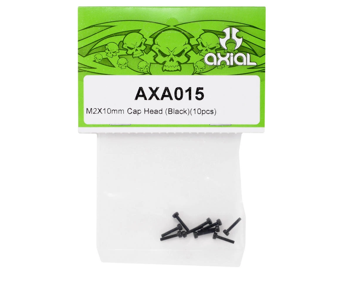 Axial 2x10mm Socket Head Cap Screw (Black) (10) 2 Axial 2x10mm Socket Head Cap Screw (Black) (10) - Image 2