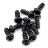 Axial 2.6x6mm Self Tapping Button Head Screws (Black) (10)