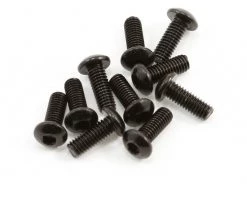 Axial 3x8mm Button Head Screw (Black) (10)