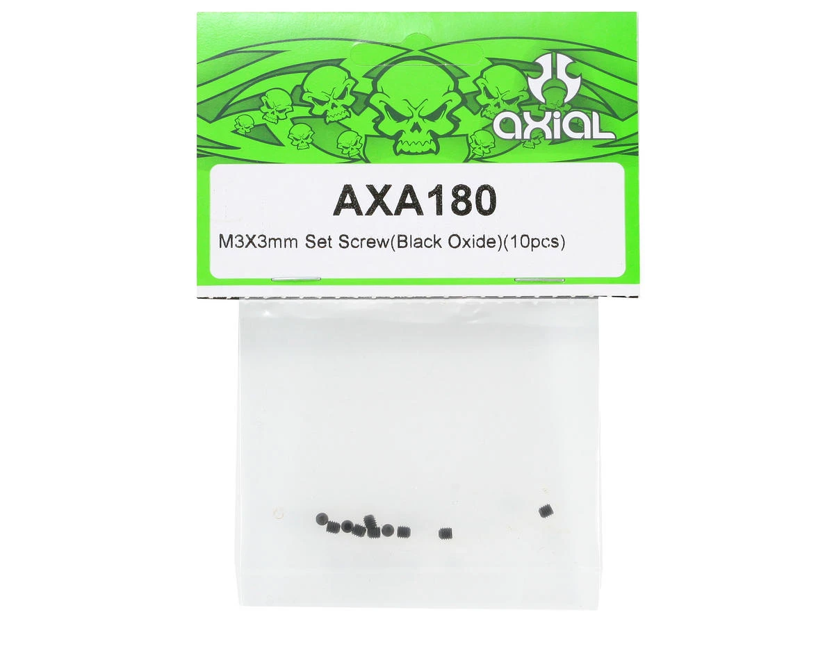 Axial 3x3mm Set Screw (Black) (10) 2 Axial 3x3mm Set Screw (Black) (10) - Image 2