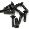 Axial 3x12mm Self Tapping Flat Head Screw (Black) (10)