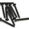 Axial 3x25mm Self Tapping Flat Head Screw (Black) (10)