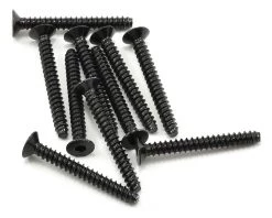 Axial 3x25mm Self Tapping Flat Head Screw (Black) (10)